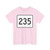 MA Route 235 (Massachusetts) (Road Sign) T-Shirt