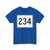 MA Route 234 (Massachusetts) (Road Sign) T-Shirt
