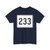 MA Route 233 (Massachusetts) (Road Sign) T-Shirt