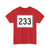 MA Route 233 (Massachusetts) (Road Sign) T-Shirt