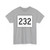 MA Route 232 (Massachusetts) (Road Sign) T-Shirt