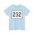 MA Route 232 (Massachusetts) (Road Sign) T-Shirt