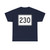 MA Route 230 (Massachusetts) (Road Sign) T-Shirt