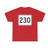 MA Route 230 (Massachusetts) (Road Sign) T-Shirt