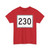 MA Route 230 (Massachusetts) (Road Sign) T-Shirt