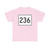 MA Route 236 (Massachusetts) (Road Sign) T-Shirt
