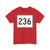 MA Route 236 (Massachusetts) (Road Sign) T-Shirt