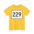 MA Route 229 (Massachusetts) (Road Sign) T-Shirt