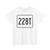 MA Route 228T (Massachusetts) (Road Sign) T-Shirt