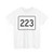 MA Route 223 (Massachusetts) (Road Sign) T-Shirt