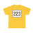 MA Route 223 (Massachusetts) (Road Sign) T-Shirt