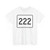MA Route 222 (Massachusetts) (Road Sign) T-Shirt