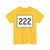 MA Route 222 (Massachusetts) (Road Sign) T-Shirt