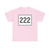 MA Route 222 (Massachusetts) (Road Sign) T-Shirt
