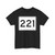 MA Route 221 (Massachusetts) (Road Sign) T-Shirt
