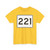 MA Route 221 (Massachusetts) (Road Sign) T-Shirt