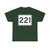 MA Route 221 (Massachusetts) (Road Sign) T-Shirt