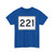 MA Route 221 (Massachusetts) (Road Sign) T-Shirt