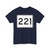 MA Route 221 (Massachusetts) (Road Sign) T-Shirt