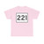MA Route 221 (Massachusetts) (Road Sign) T-Shirt