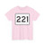 MA Route 221 (Massachusetts) (Road Sign) T-Shirt