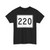 MA Route 220 (Massachusetts) (Road Sign) T-Shirt