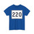 MA Route 220 (Massachusetts) (Road Sign) T-Shirt
