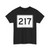 MA Route 217 (Massachusetts) (Road Sign) T-Shirt