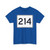 MA Route 214 (Massachusetts) (Road Sign) T-Shirt