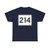 MA Route 214 (Massachusetts) (Road Sign) T-Shirt