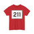MA Route 211 (Massachusetts) (Road Sign) T-Shirt