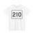MA Route 210 (Massachusetts) (Road Sign) T-Shirt