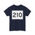 MA Route 210 (Massachusetts) (Road Sign) T-Shirt