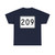 MA Route 209 (Massachusetts) (Road Sign) T-Shirt
