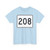 MA Route 208 (Massachusetts) (Road Sign) T-Shirt