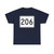 MA Route 206 (Massachusetts) (Road Sign) T-Shirt