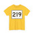 MA Route 219 (Massachusetts) (Road Sign) T-Shirt