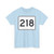 MA Route 218 (Massachusetts) (Road Sign) T-Shirt