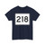 MA Route 218 (Massachusetts) (Road Sign) T-Shirt