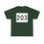 MA Route 203 (Massachusetts) (Road Sign) T-Shirt