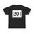 MA Route 201 (Massachusetts) (Road Sign) T-Shirt