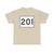 MA Route 201 (Massachusetts) (Road Sign) T-Shirt