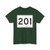 MA Route 201 (Massachusetts) (Road Sign) T-Shirt