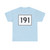MA Route 191 (Massachusetts) (Road Sign) T-Shirt