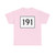 MA Route 191 (Massachusetts) (Road Sign) T-Shirt