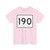 MA Route 190 (Massachusetts) (Road Sign) T-Shirt