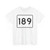 MA Route 189 (Massachusetts) (Road Sign) T-Shirt