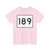 MA Route 189 (Massachusetts) (Road Sign) T-Shirt