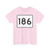 MA Route 186 (Massachusetts) (Road Sign) T-Shirt