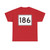 MA Route 186 (Massachusetts) (Road Sign) T-Shirt
